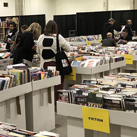 CIROBE show floor - remainder book dealers