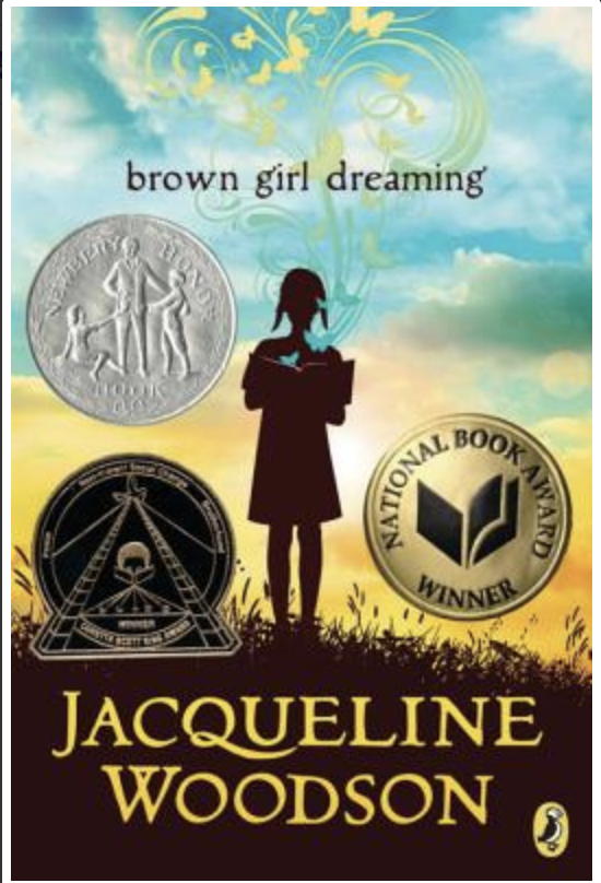 cover of Jacqueline Woodson's book Brown Girl Dreaming