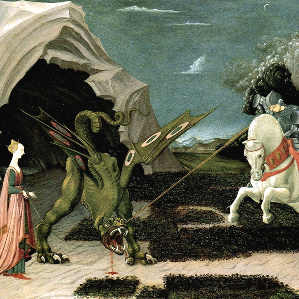 Origin story of Day of the Book. St_George_Paolo_Uccello_1470